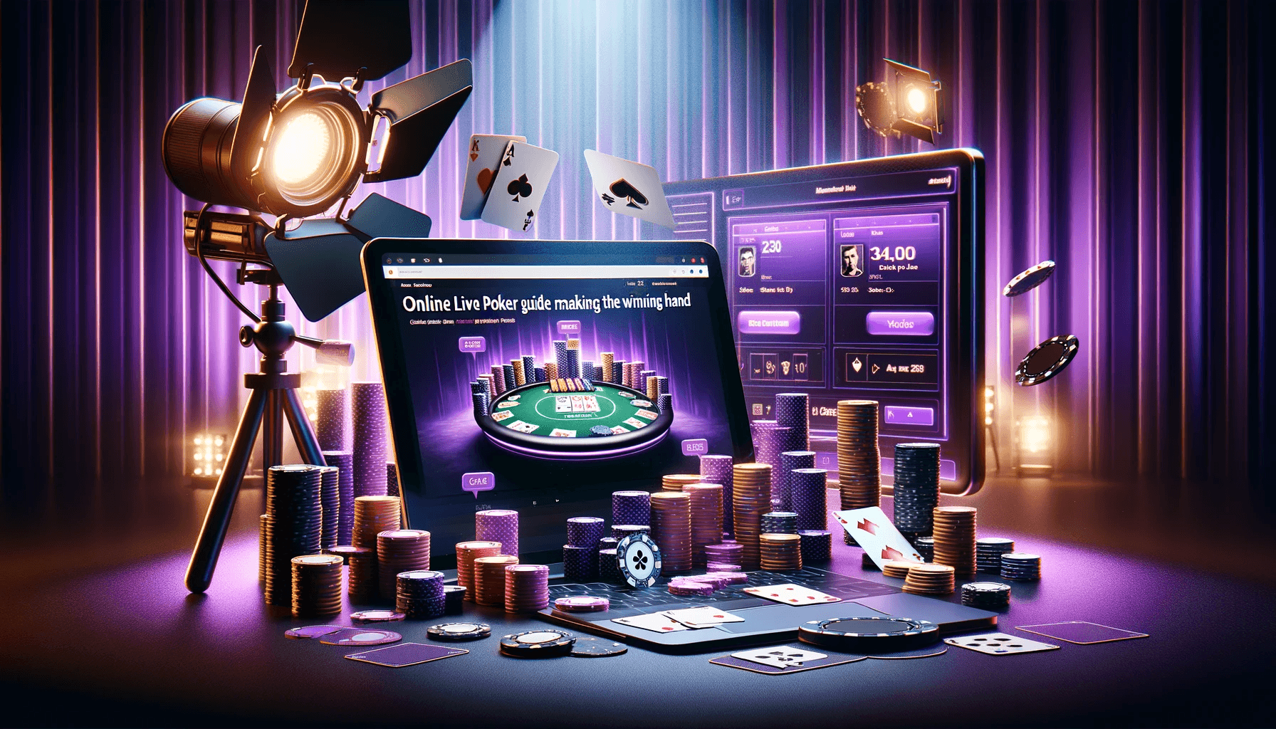 Ηλεκτρονικός οδηγός ζωντανού πόκερ για να κάνετε το νικητήριο χέρι image